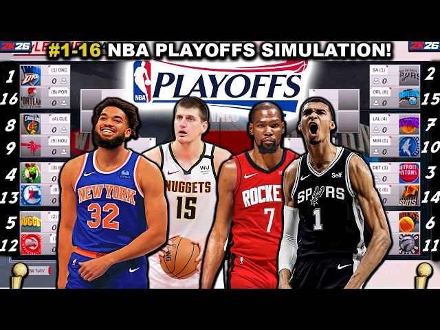 What If The NBA Playoffs Were Seeded #1-16?! (2K26 Simulation)