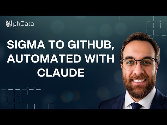 Sigma workbook as code: Sync dashboards to GitHub with Claude