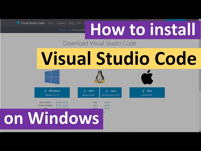 How to install Visual Studio Code on Windows 10