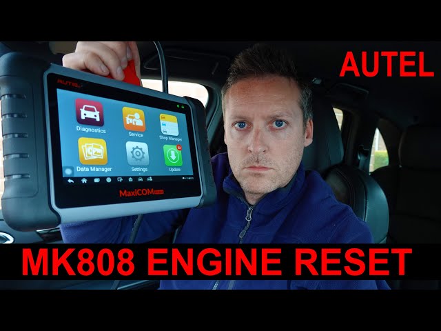 How to reset a Check Engine warning light with the Autel MK808 MaxiCOM OBD2 Pro Diagnostic Scan Tool