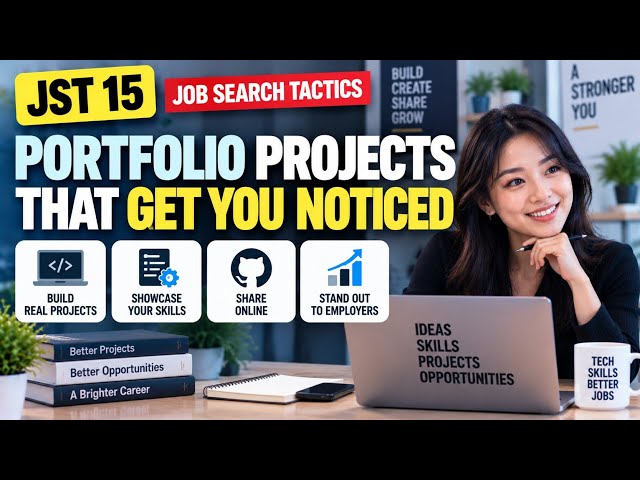 JST 15 | Portfolio Projects That Get You Noticed | Job Search Tactics | Uplatz