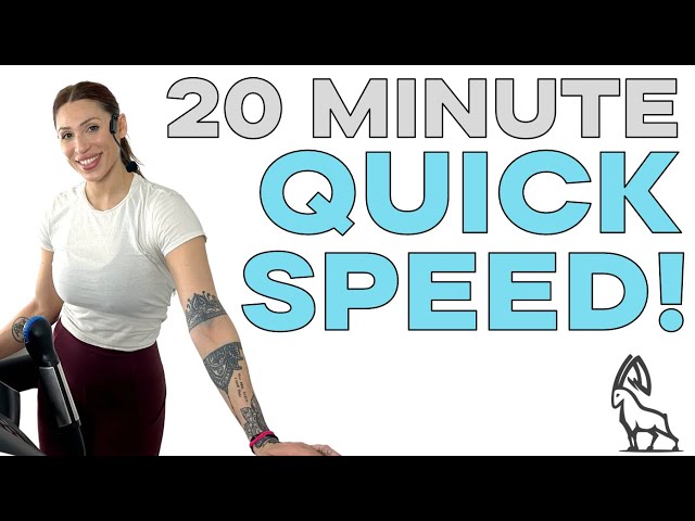 20-Minute Treadmill Speed Intervals | Fast & Fun Cardio Boost