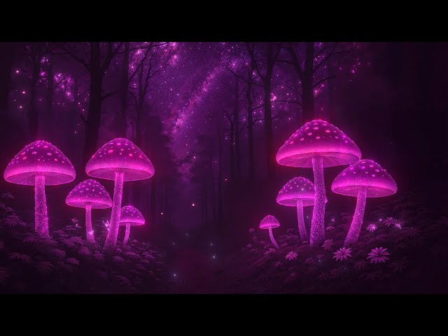 Mushroom Music • Fall Asleep in Under 2 MINUTES • Melatonin Release, Increase Deep Sleep