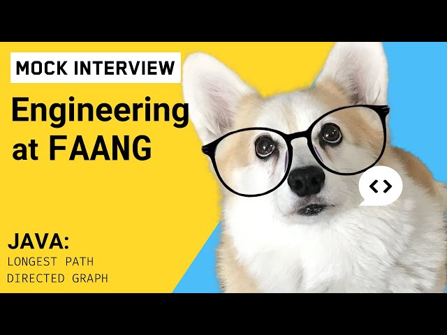 Longest Path Directed Graph: Java Interview with a Facebook Engineer