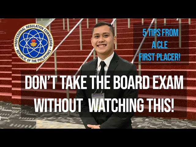 5 TIPS ON HOW TO STUDY FOR THE BOARD EXAMINATION