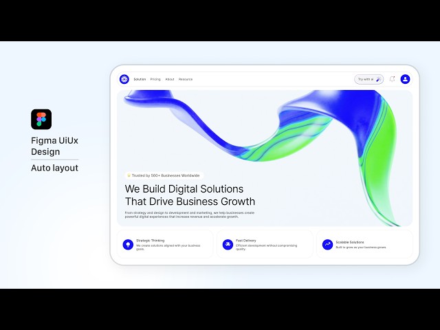 😍Create Website Design Using Figma: Ui Practice Tutorial