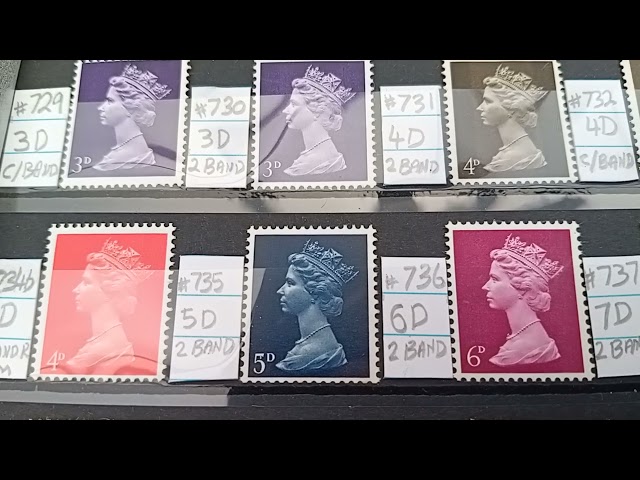 My Machin Stamp Collection. Part 1: A start has been made.