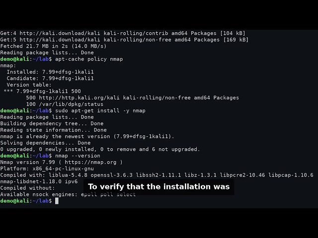 nmap Tutorial — Installation
