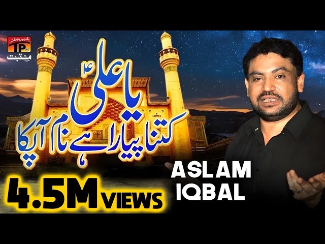 Ya Ali Kitna Pyara Hai Naam Apka | Aslam Iqbal | Tp Manqabat