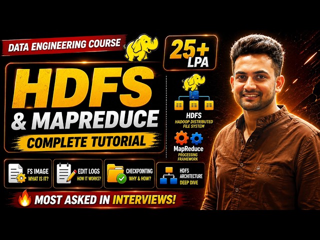HDFS Complete Tutorial | Hadoop Architecture, HDFS Commands & Interview Questions