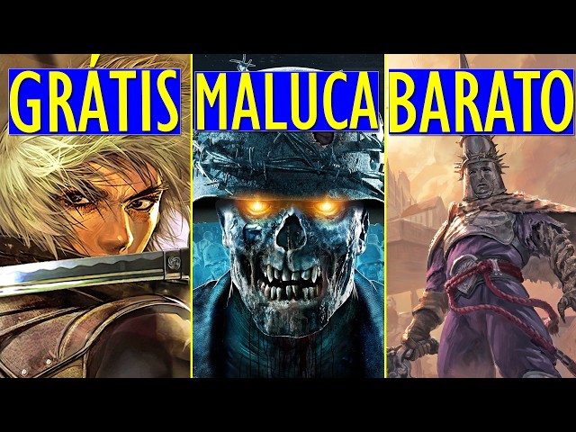 HURRY! FREE and CHEAP games on STEAM starting at R$ 2.79
