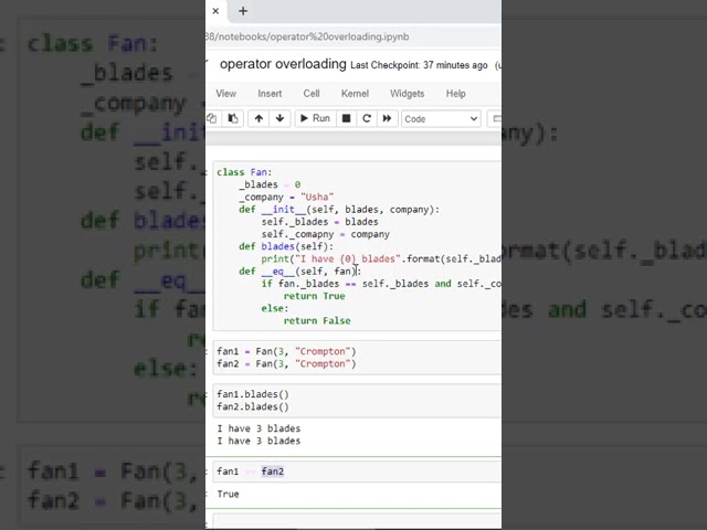 Python tips in Hindi, operator overloading  #hindi #python #pythontips #tips