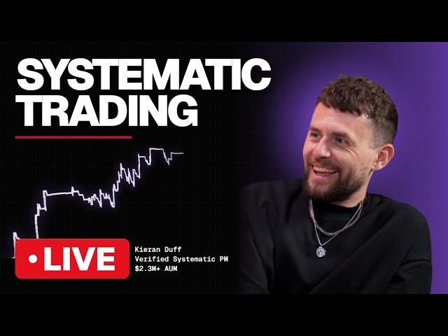 LIVE: Algo Trading Session with a Systematic Portfolio Manager