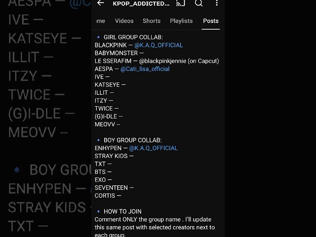COLLAB ANNOUNCEMENT ! #kpop#viral#goviral#trend#trending#yt#fyp#shorts#youtube‎