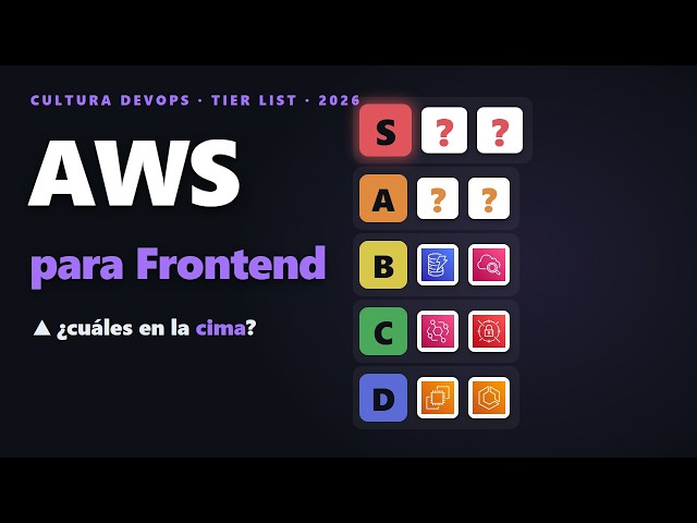 AWS Tier List for Frontend: The Services You MUST Use (2026)