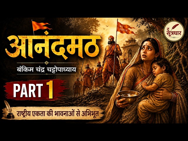 आनंदमठ | भाग- 1 | बंकिम चंद्र चट्टोपाध्याय | Anandamath | Part -01 | Explained | The Sootradhar