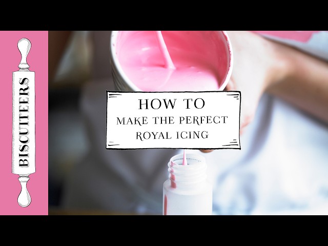 How To Make The Perfect Royal Icing | Hand-Iced biscuits