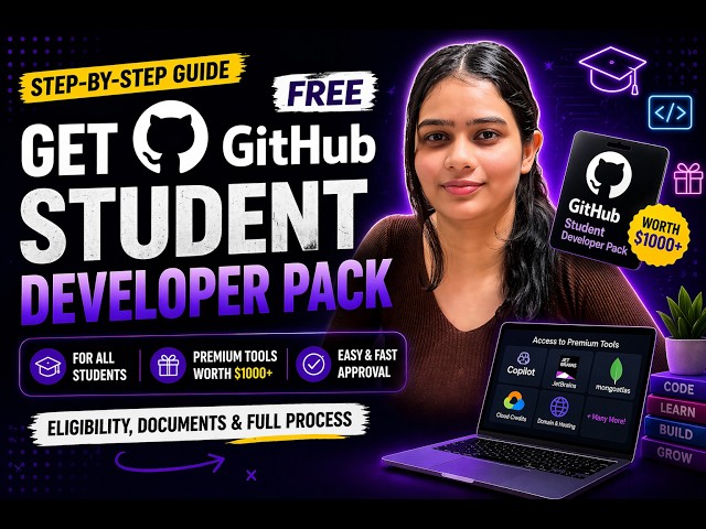 GitHub Student Developer Pack 2026 | Get Copilot Free for Students (Full Guide)