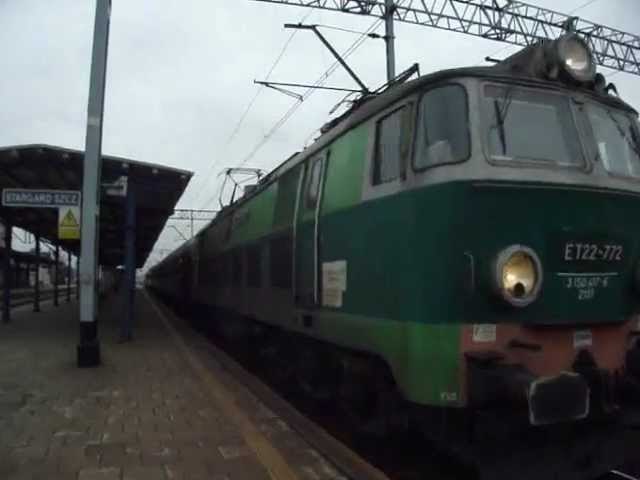 MEGA szybki wyjący i piękny rozruch ET22-772 z IR 18121 Portowiec