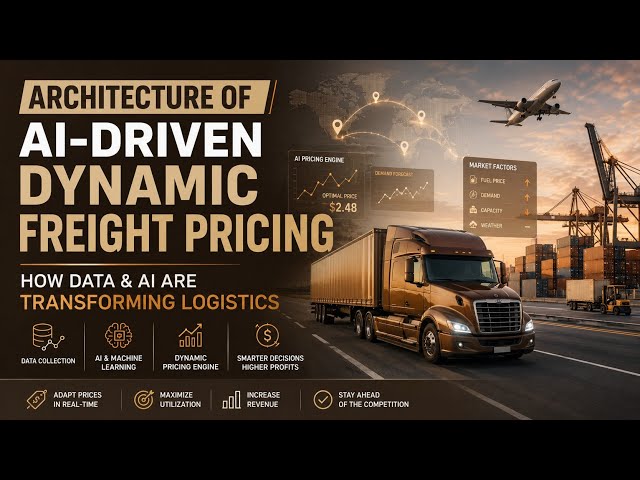 Architecture of AI-Driven Dynamic Freight Pricing | How Data & AI are Transforming Logistics| Uplatz