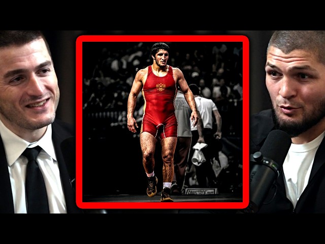 Khabib training with Sadulaev (Olympic champion) | Khabib Nurmagomedov and Lex Fridman