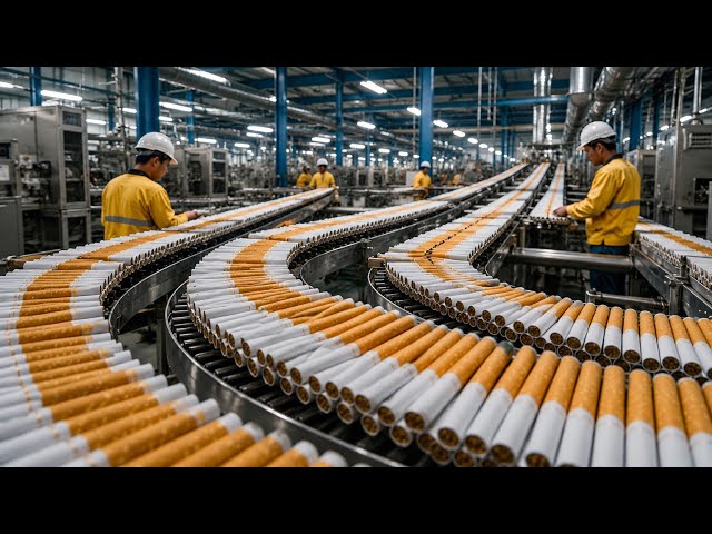 How Cigarettes Are Made in a Factory | Inside the Hidden Process