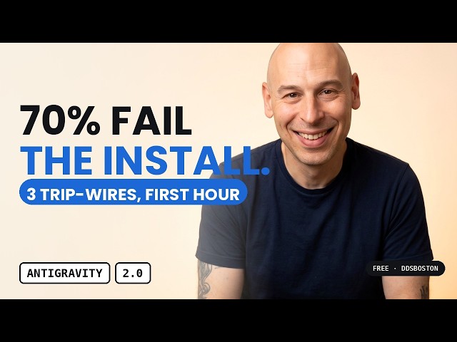 70% Fail the Antigravity Install. It's the Path.
