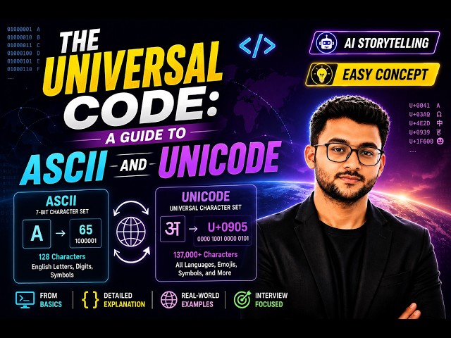 ASCII vs Unicode Explained | The Universal Code Every Programmer Must Know