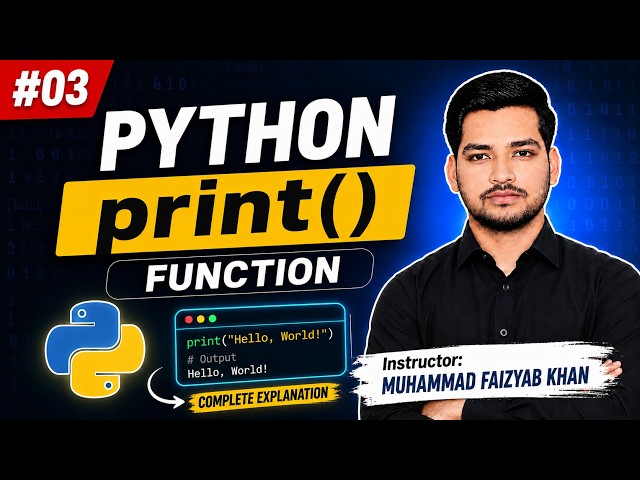 Print() Function Explained #3 | Python Programming for Beginners