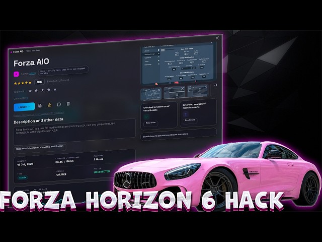Forza Horizon 6 HACK | Forza 6 Cheat-Menu | FH 6 Mod Menu 2026 | MONEY GLITCH + Unlimited WheelSpins