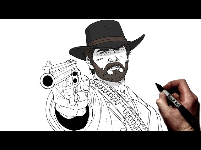 How To Draw Arthur Morgan | Step By Step | RDR 2