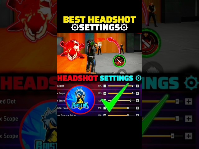 free fire headshot setting 2025 ⚡ best sensitivity settings ⚙️| sensitivity + hud settings free fire