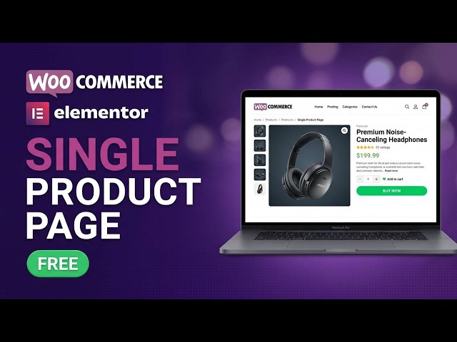 How to Edit Single Product Page in WooCommerce Elementor FREE