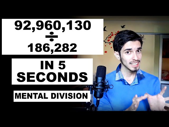 How to Calculate Faster than a Calculator - 5 (Mental division) by mathOgenius