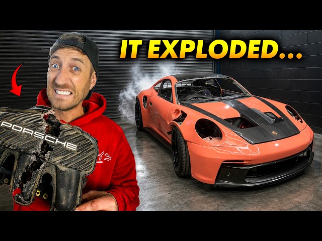 3D Printed Porsche GT3 TURBO First Start GONE WRONG