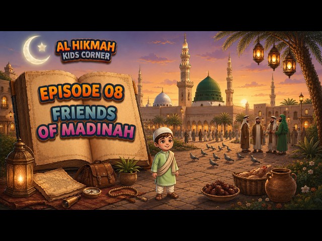 🕌 Friends of Madinah 🤝🌴 | The Journey of Prophet Muhammad ﷺ Ep 8 | Alhikmah Kids Corner