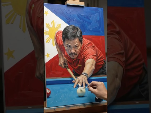 Painting the GOAT Efren ‘bata’ Reyes 🇵🇭🦁 #efrenbatareyes #asmr #pinoy #makati