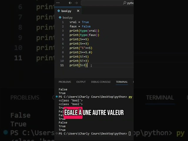Tutoriel Python : Comprendre supérieur ou égal en 10 secondes ! 🔥 #dev #coding #programming