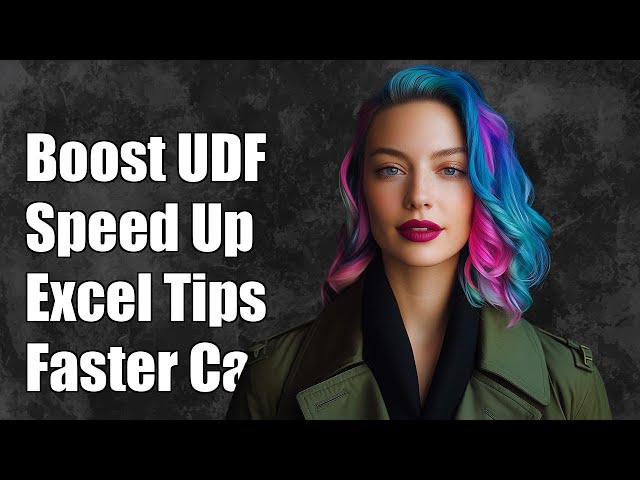 Boosting xlwings UDF Performance in Excel: Tips for Faster Calculations