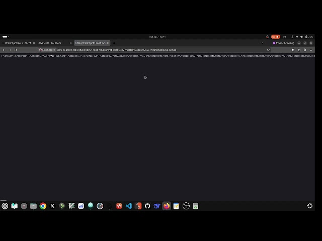 Javascript - Webpack from root-me