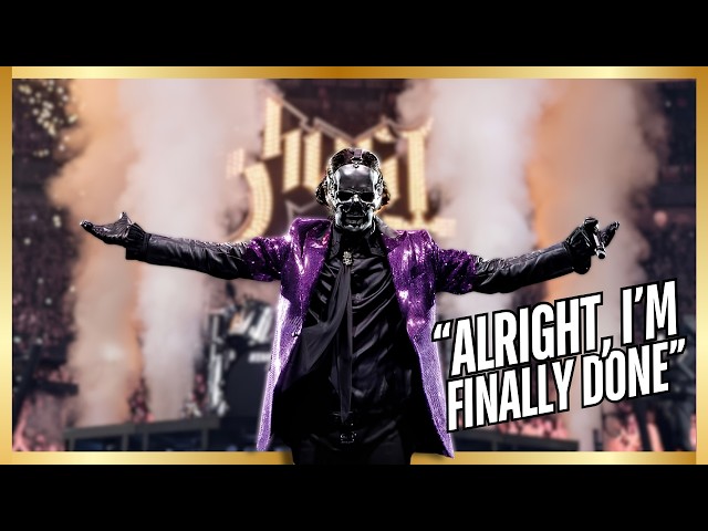 Ghost Tobias Forge ALRIGHT, I'M FINALLY DONE