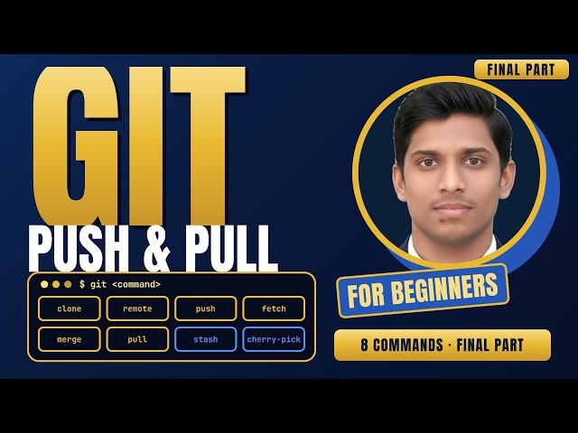 Work With GitHub Like a Real Team | Git Clone, Remote, Push, Pull, Stash, Cherry-Pick | DevOps