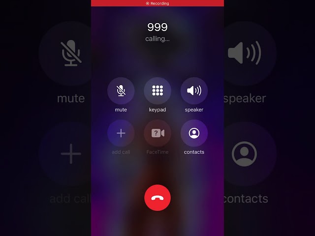Calling 999