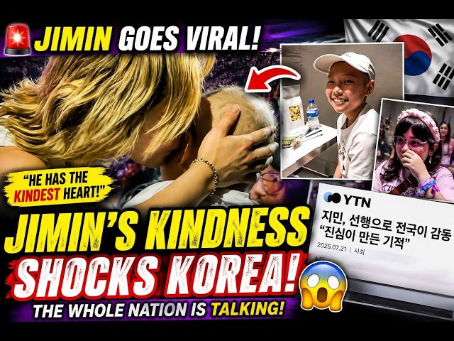 🚨 JIMIN GOES VIRAL! His Incredible Kindness Takes Over Korean News! 😱💜
