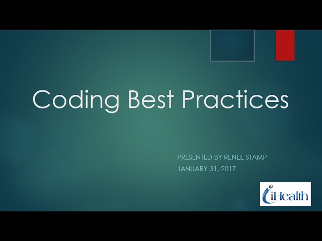 Ask the Expert: Coding Best Practices