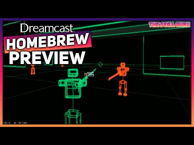 NEW! Sega Dreamcast Homebrew: Vector Soldier