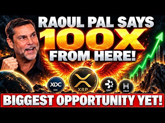🔥XRP XDC QNT and HBAR Holders! Raoul Pal Says 100X From Here!