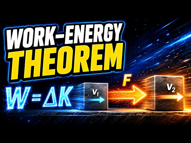 Work-Energy Theorem Explained | Concepts & Problems | JEE & NEET Physics