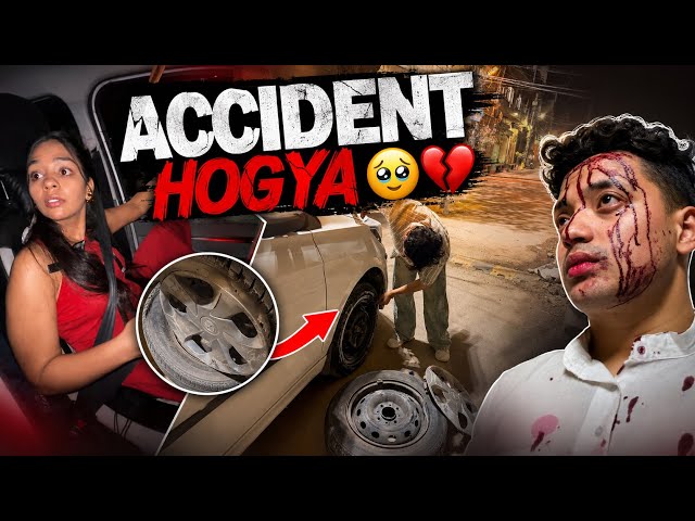 Diya bohot dargyi accident  se 🥺 sb safe hai ? 🙂￼ #chetanthebackbencher 
