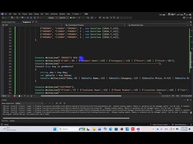Video C#1 show